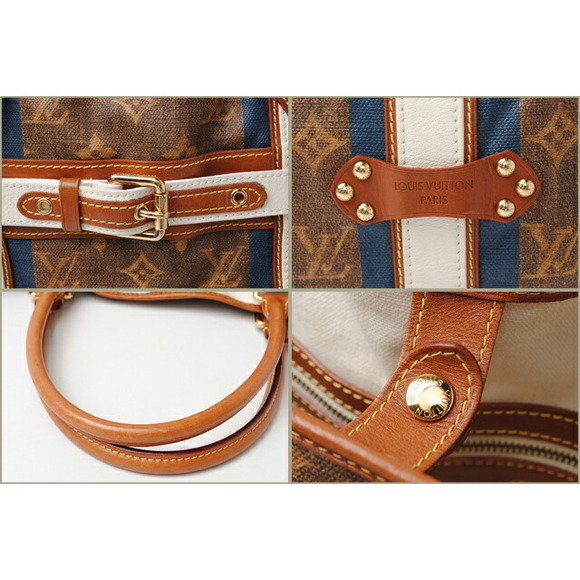 Louis Vuitton Sac Rayeur Tote Bag Monogram Tiss Collection - Picture 2 of 7